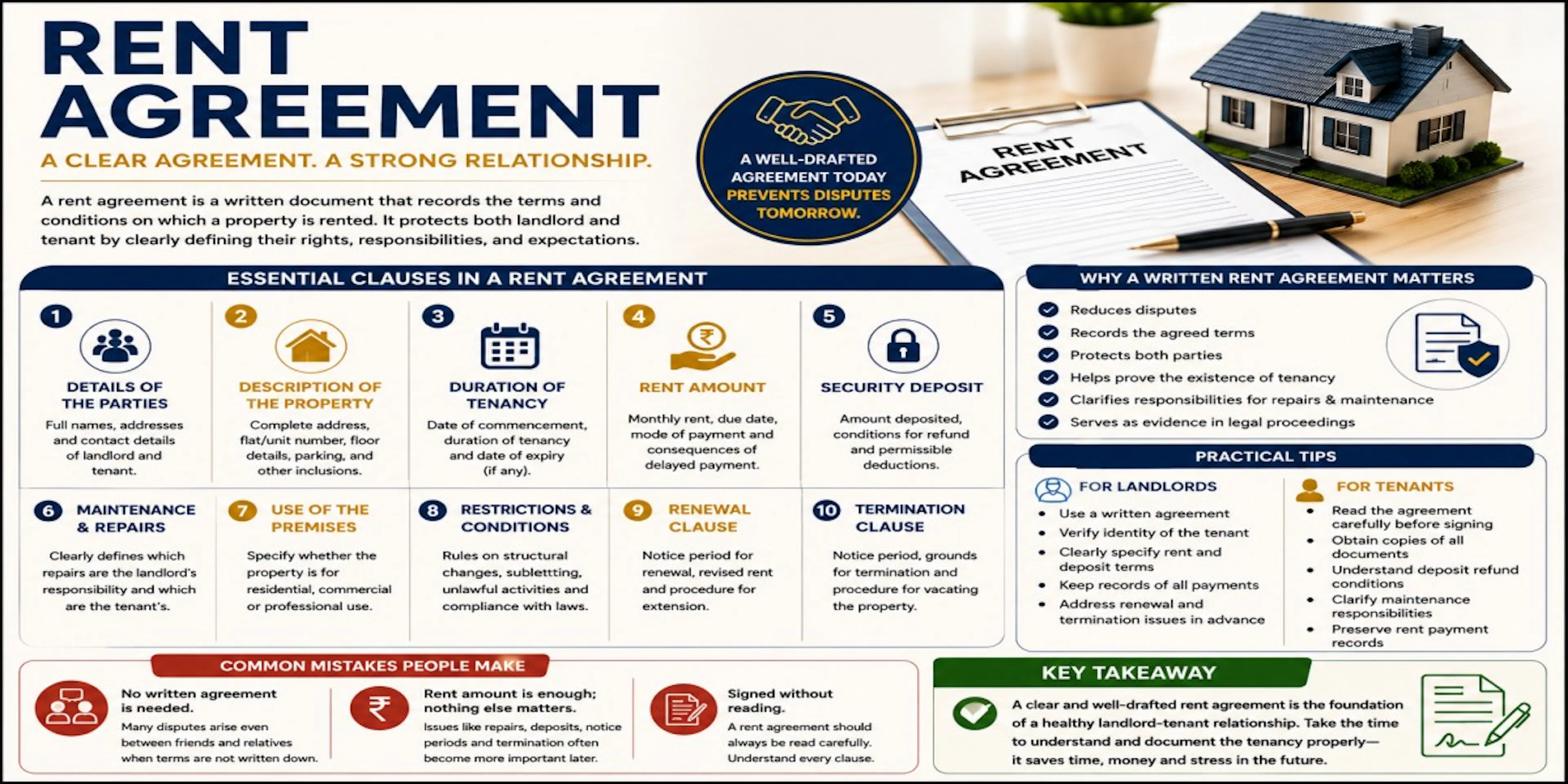 Why rent agreement matters & what are its essential clauses