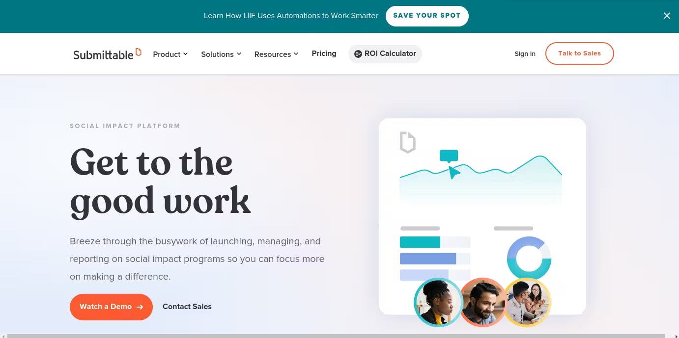 Submittable Gatsby JS website