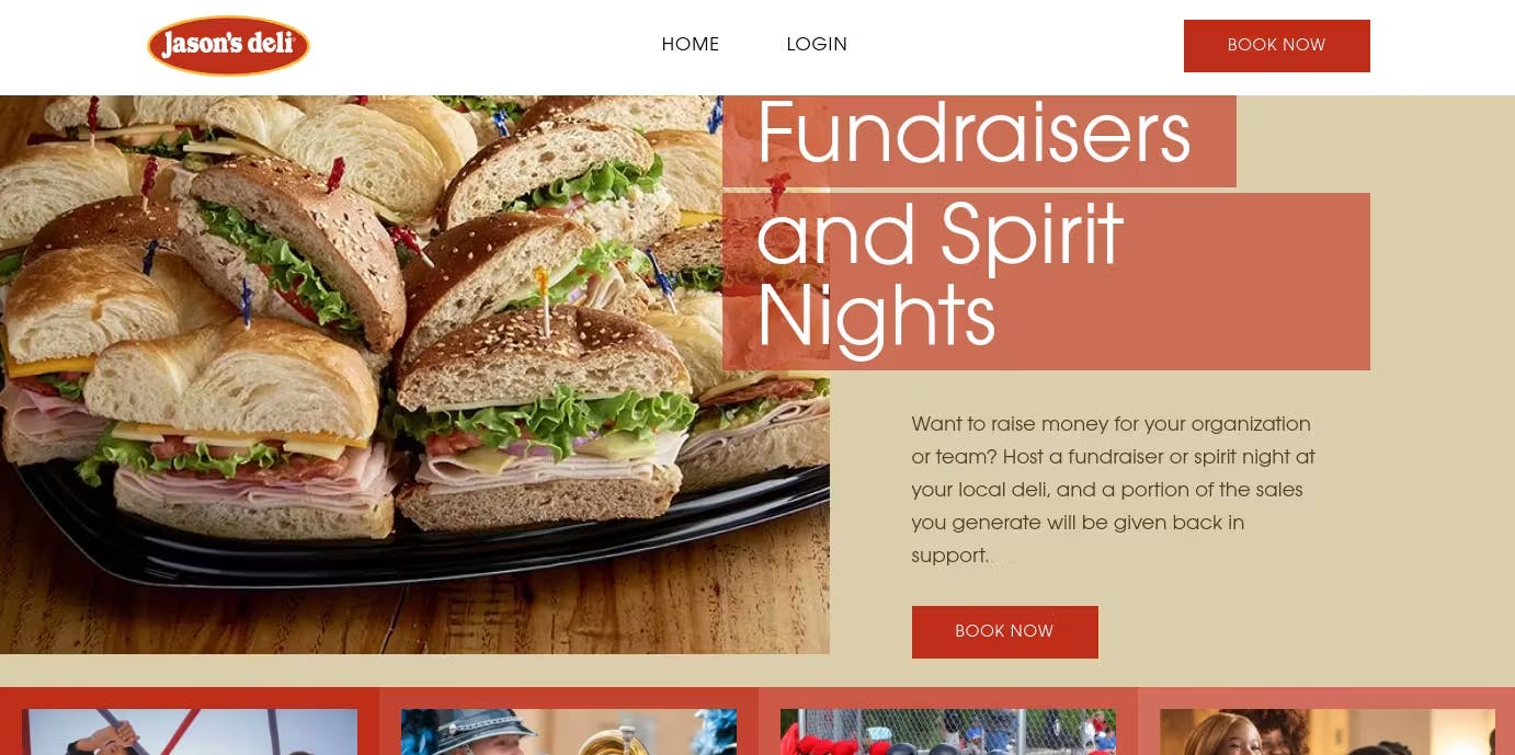 Jason's Deli Gatsby JS website
