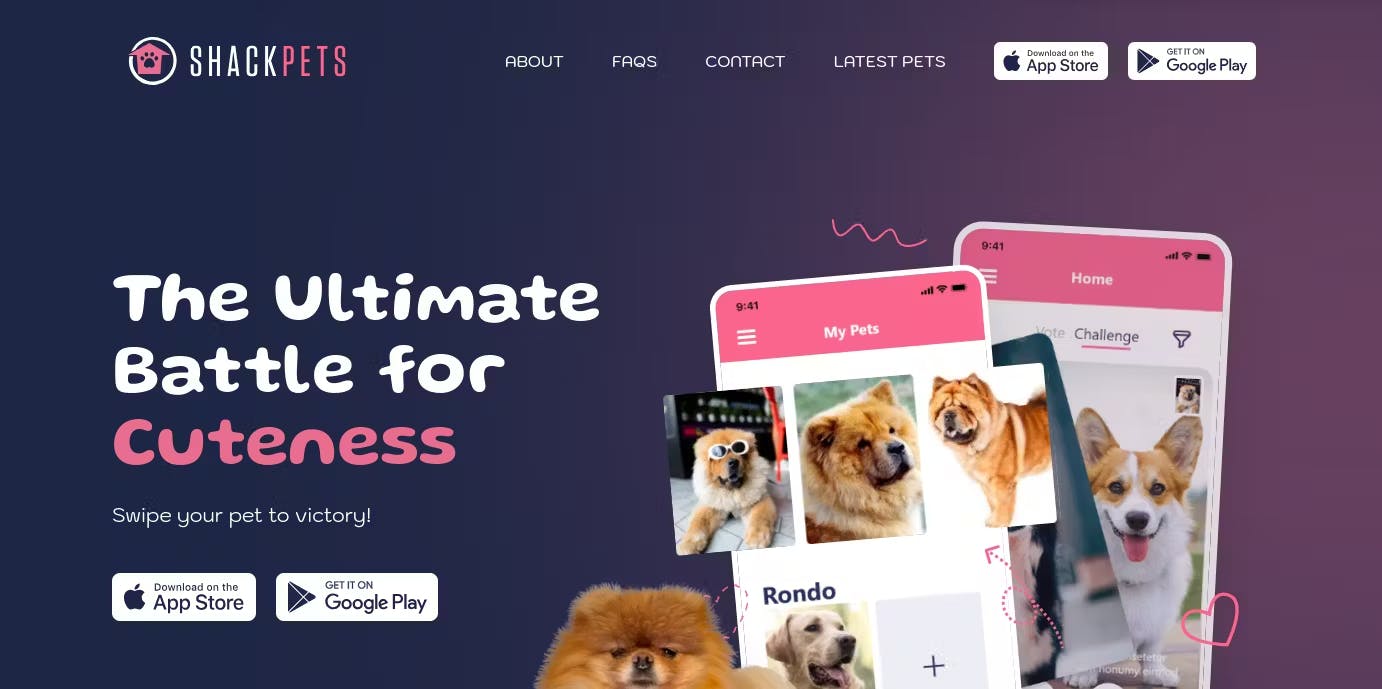 Shacknews Pets Gatsby JS website