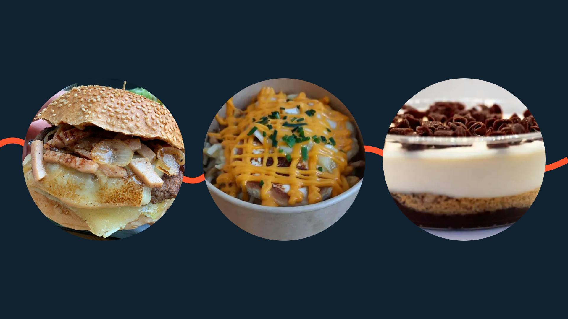 Image of menu items available at Sweet Time