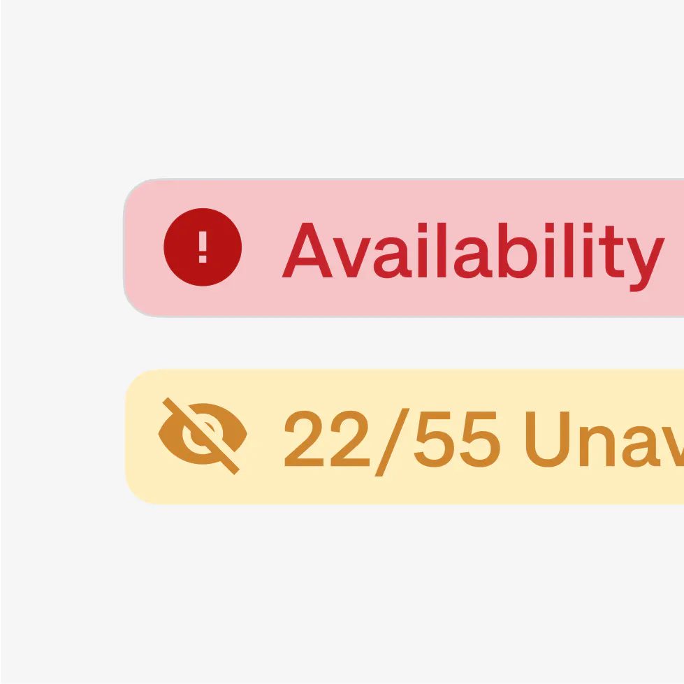 red and yellow update boxes