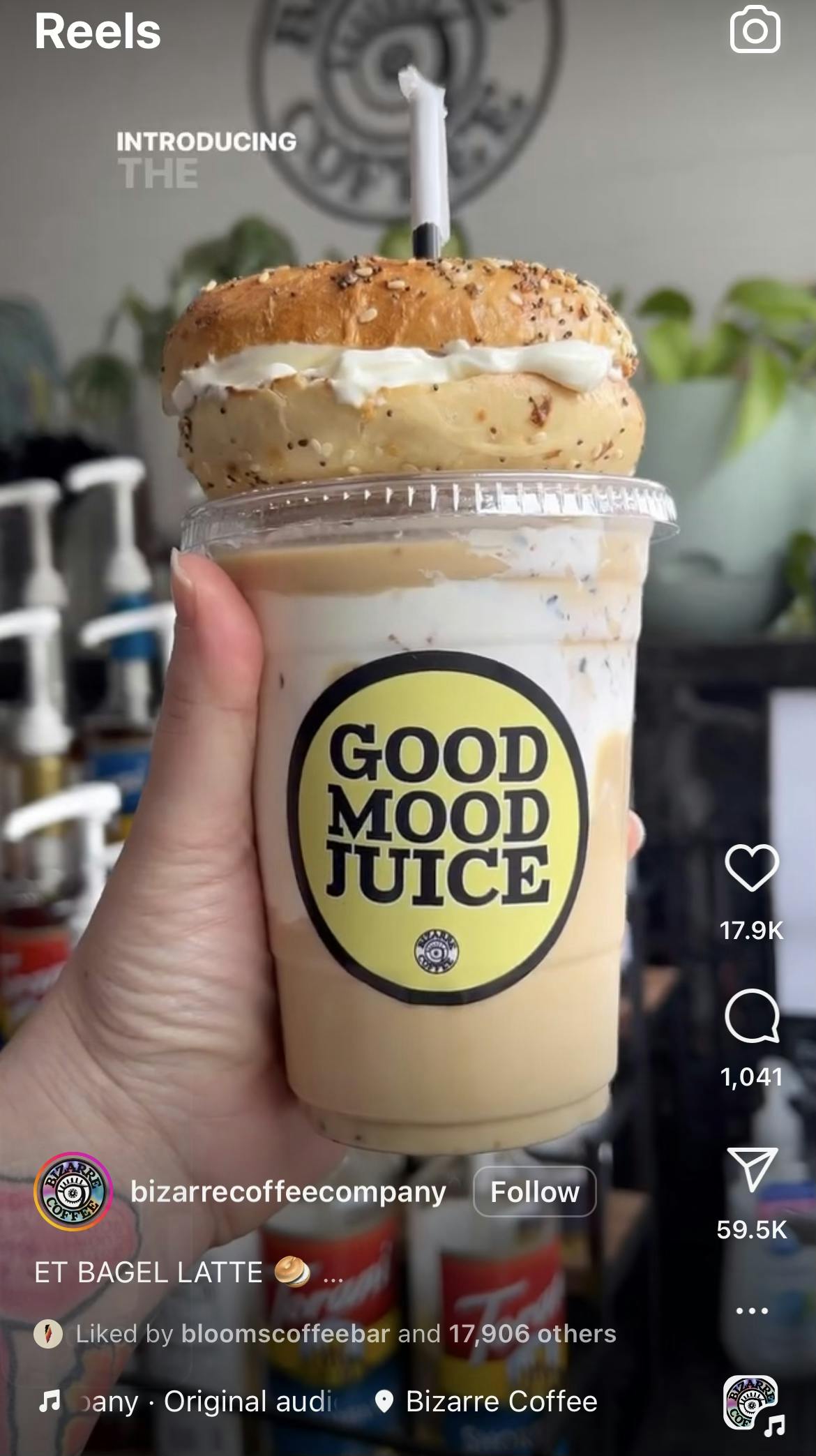 Instagram Reel by Bizarre Coffee.