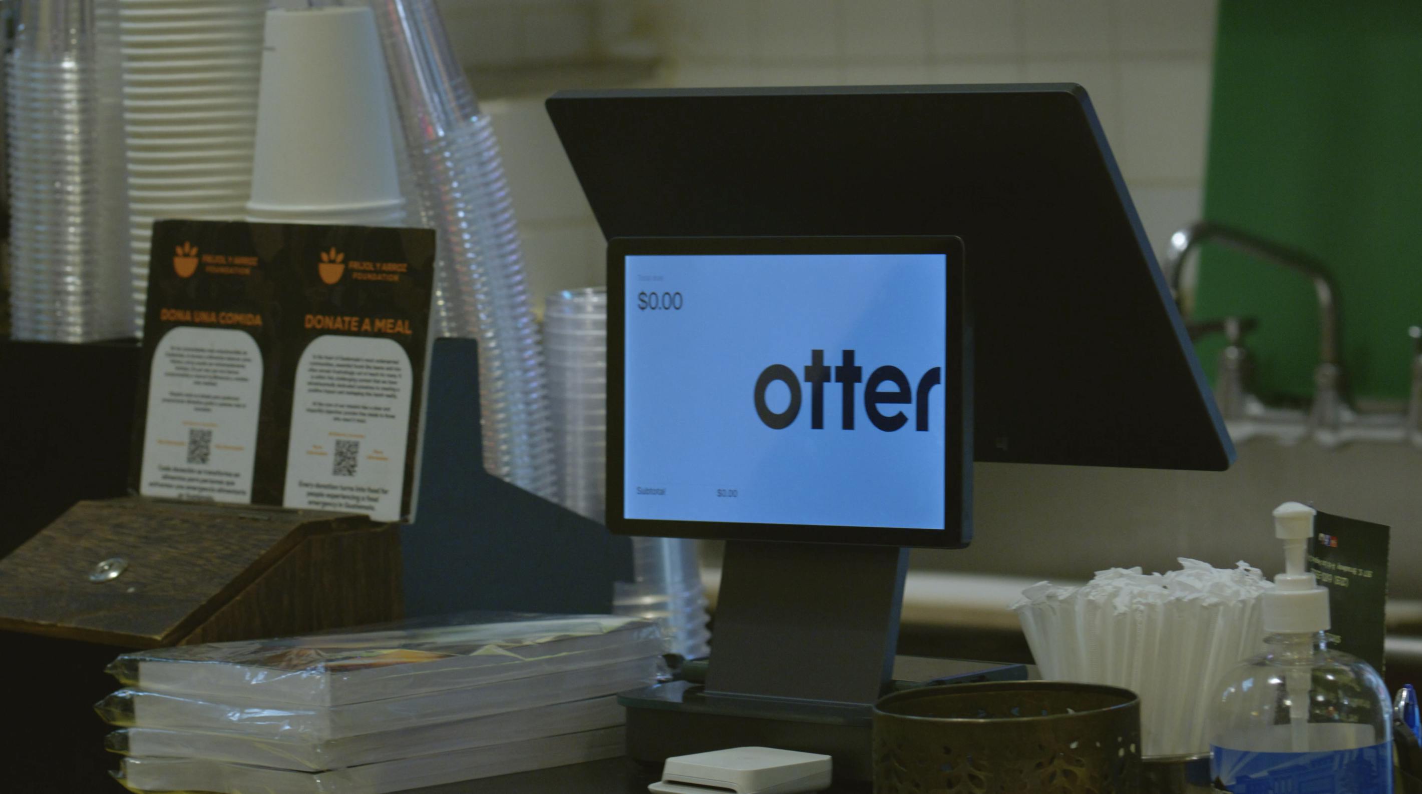 Otter POS being used at the Jose Chiquito restaurant.