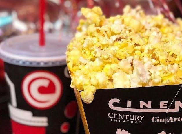 Some delivery food from Cinemark.