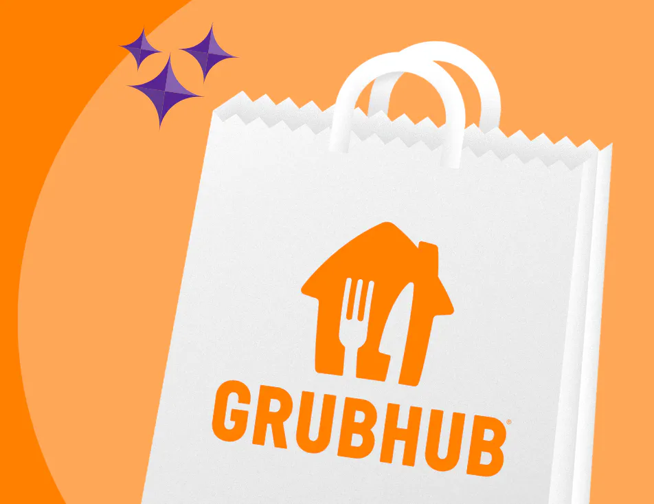 A Grubhub delivery promo.