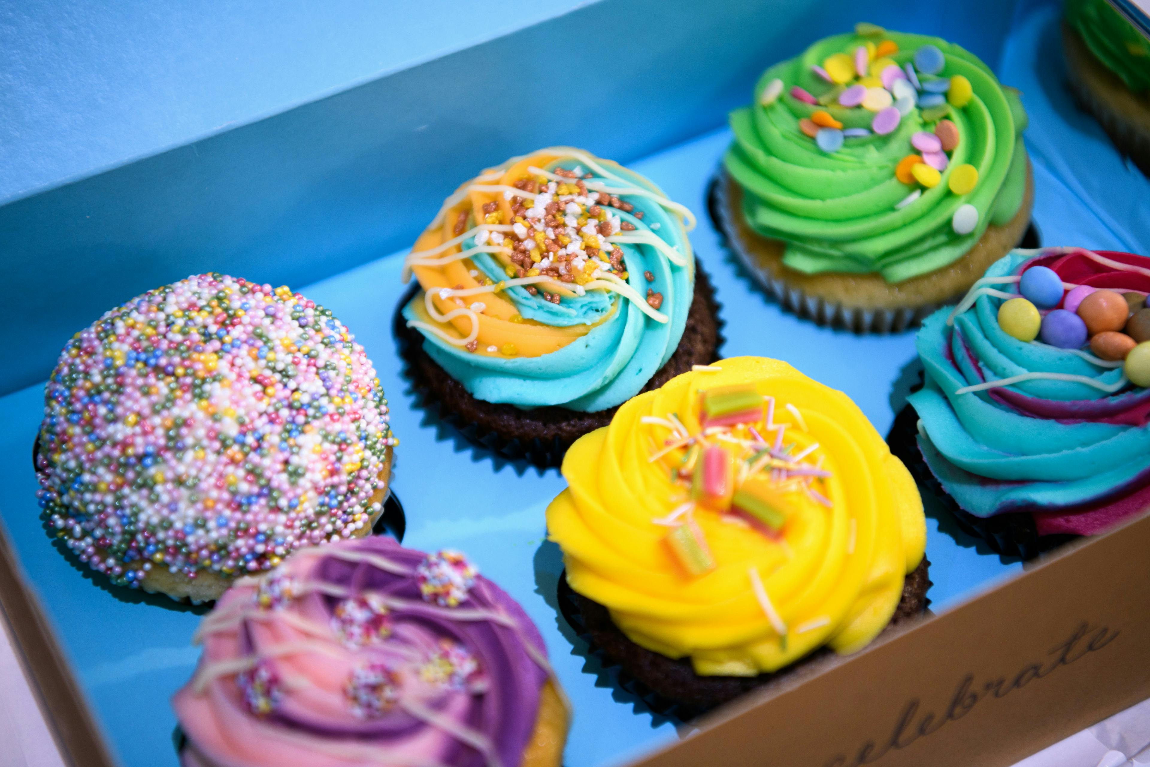 Some cupcakes from a profitable food truck. 