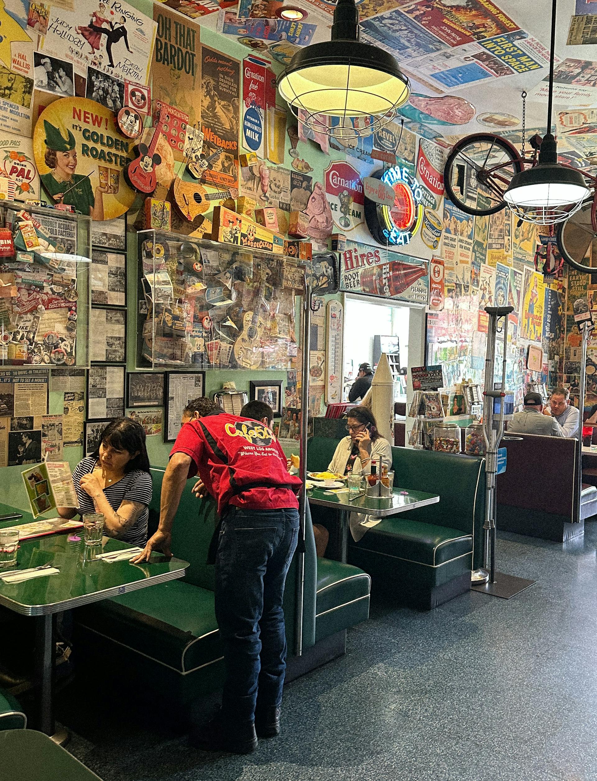 Colorful restaurant photo.