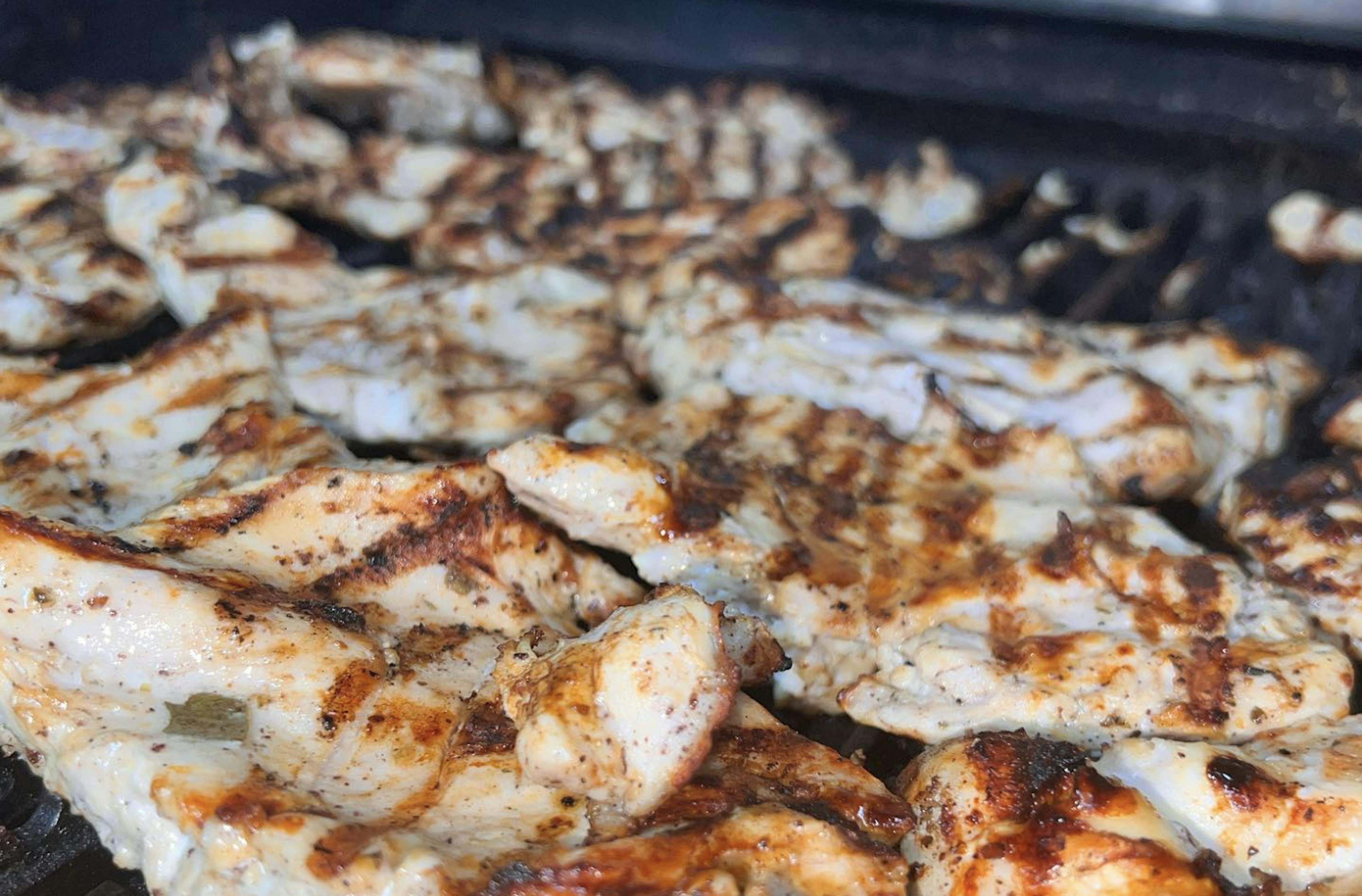 Chicken from Detroit Grill & Smoothie Bar.