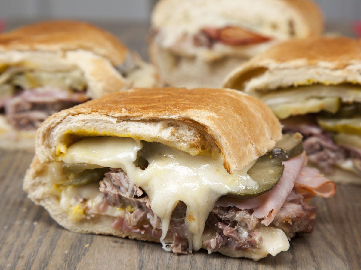 Ham and cheese sandwich from La Barca Restaurant In New York.