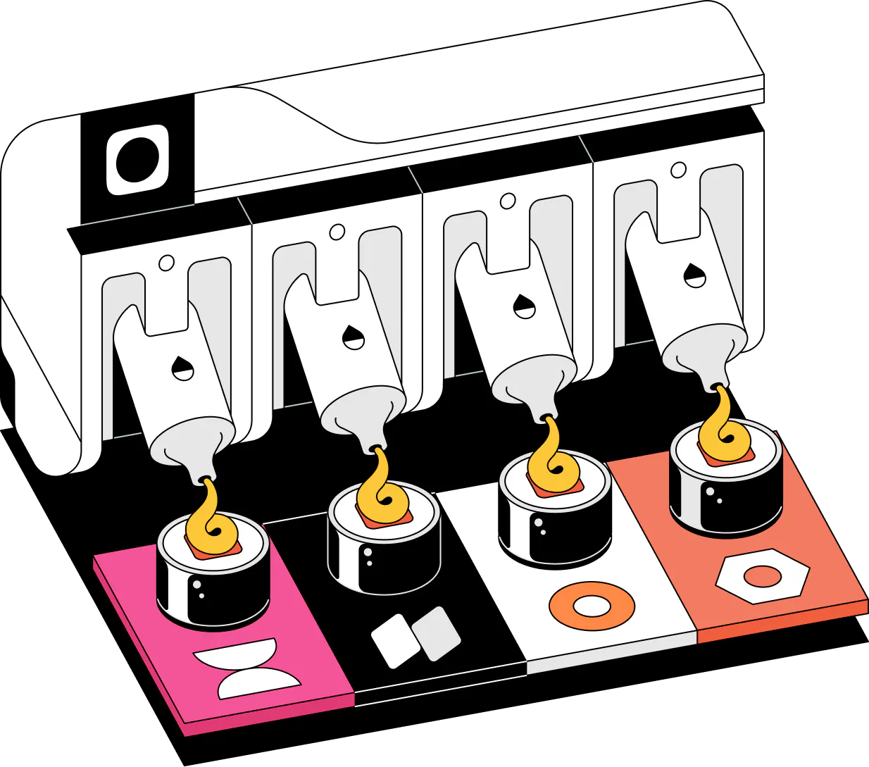 An Otter Menu Management illustration. 
