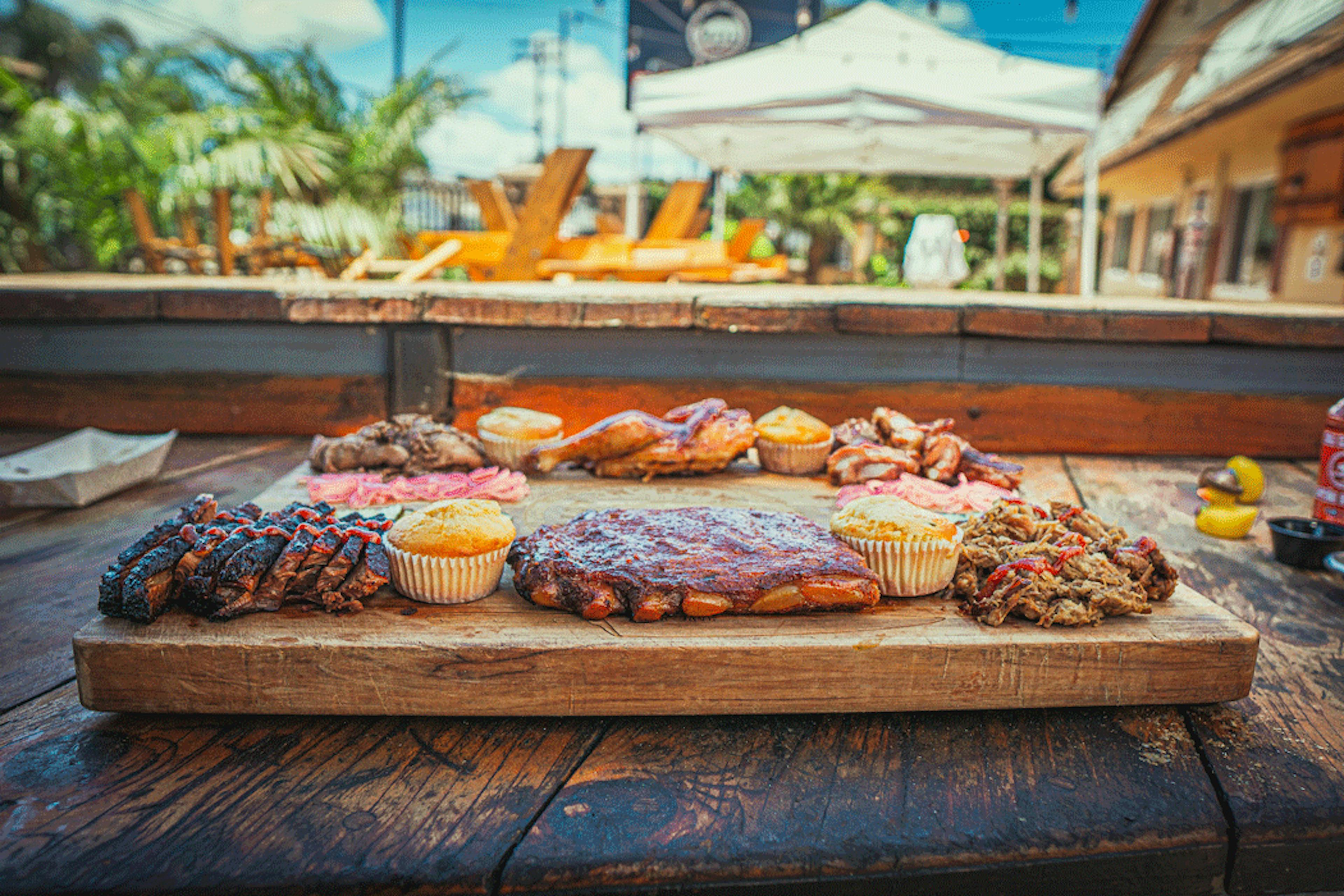 Image of delicious ribs prepared by Cali BBQ