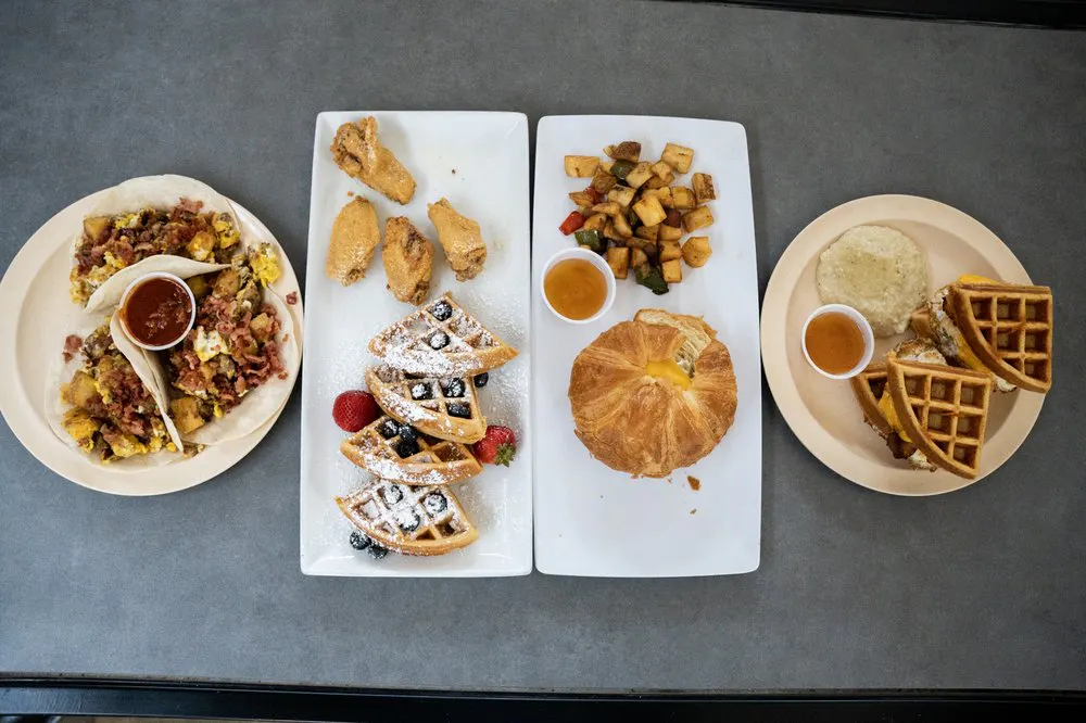 A breakfast platter at A'dor Kitchen & Cocktail.