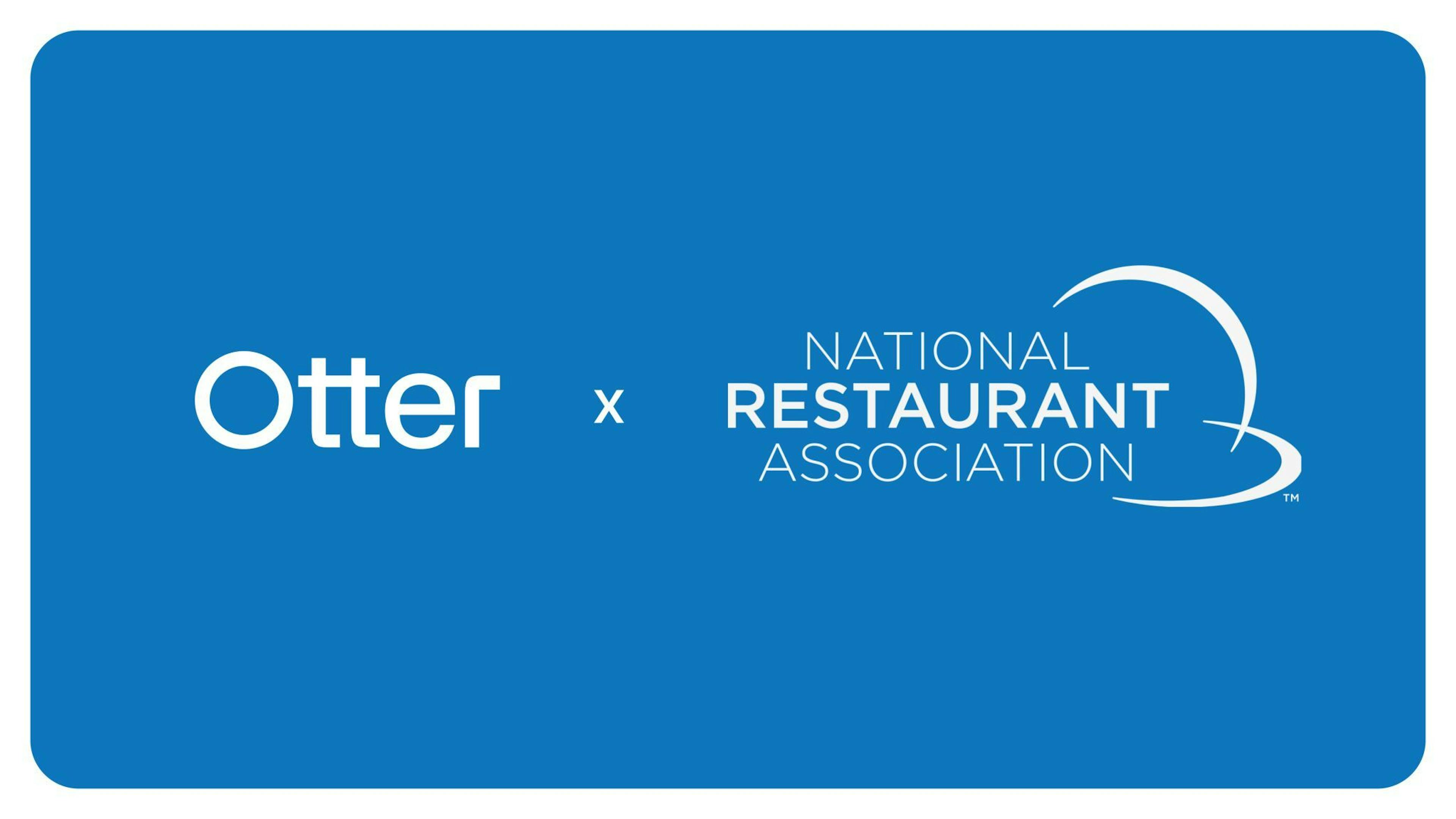 Otter and National Restaurant Association logo. 