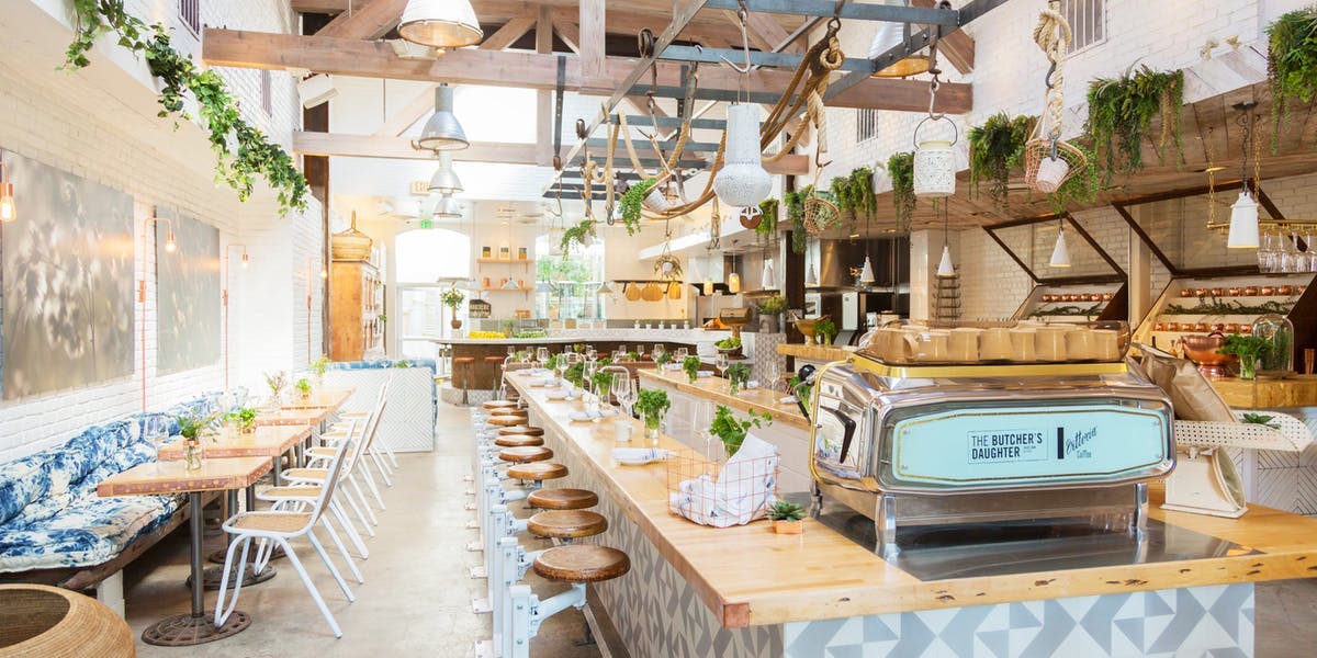 Image of The Butcher's Daughter dining area