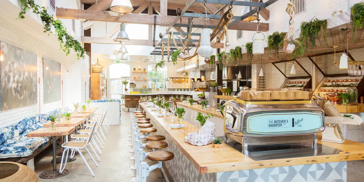 Image of The Butcher's Daughter dining area