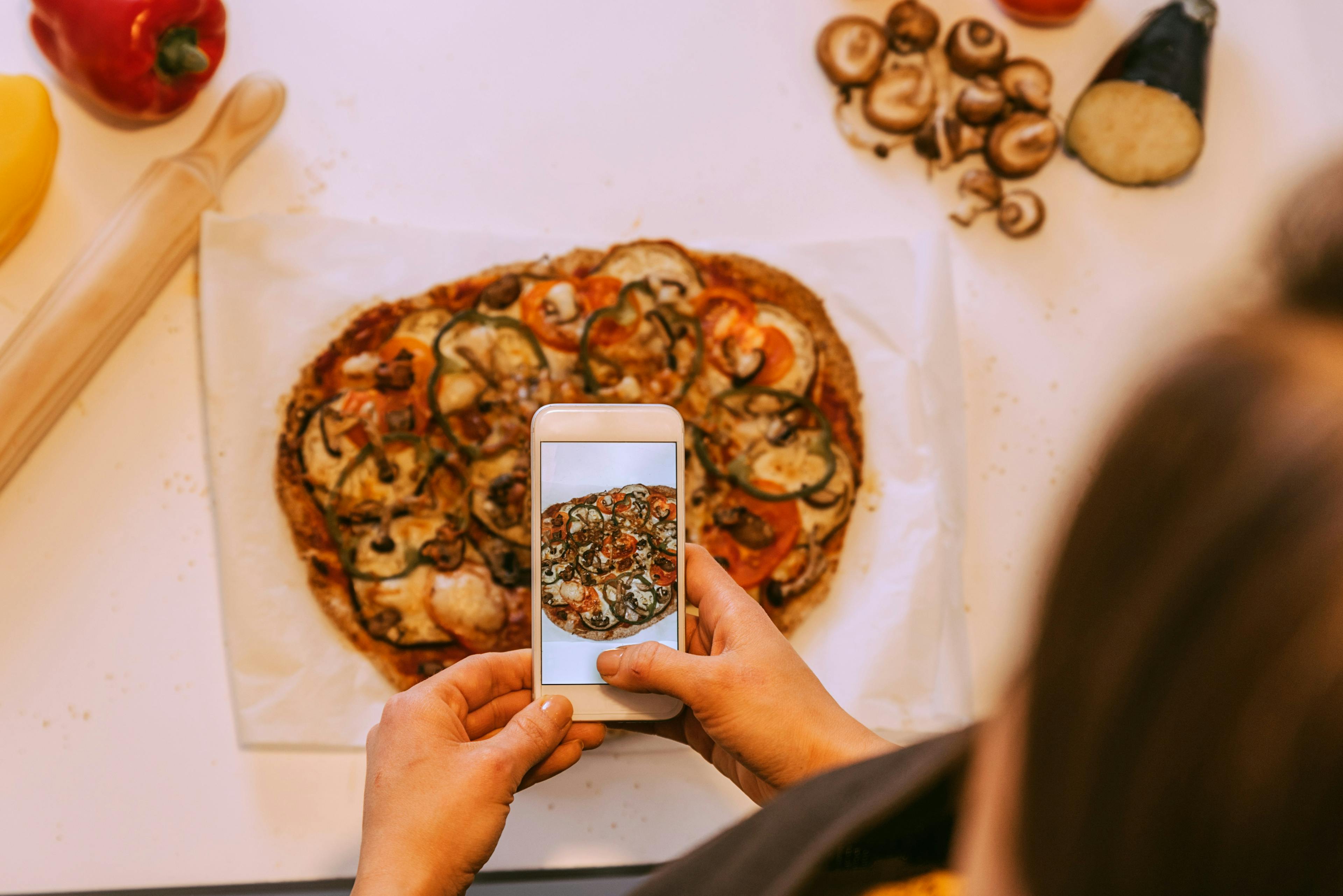 An Instagram Reel showing some restaurant food.