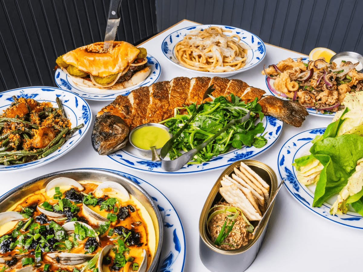 Food at Bonnie's in NYC.