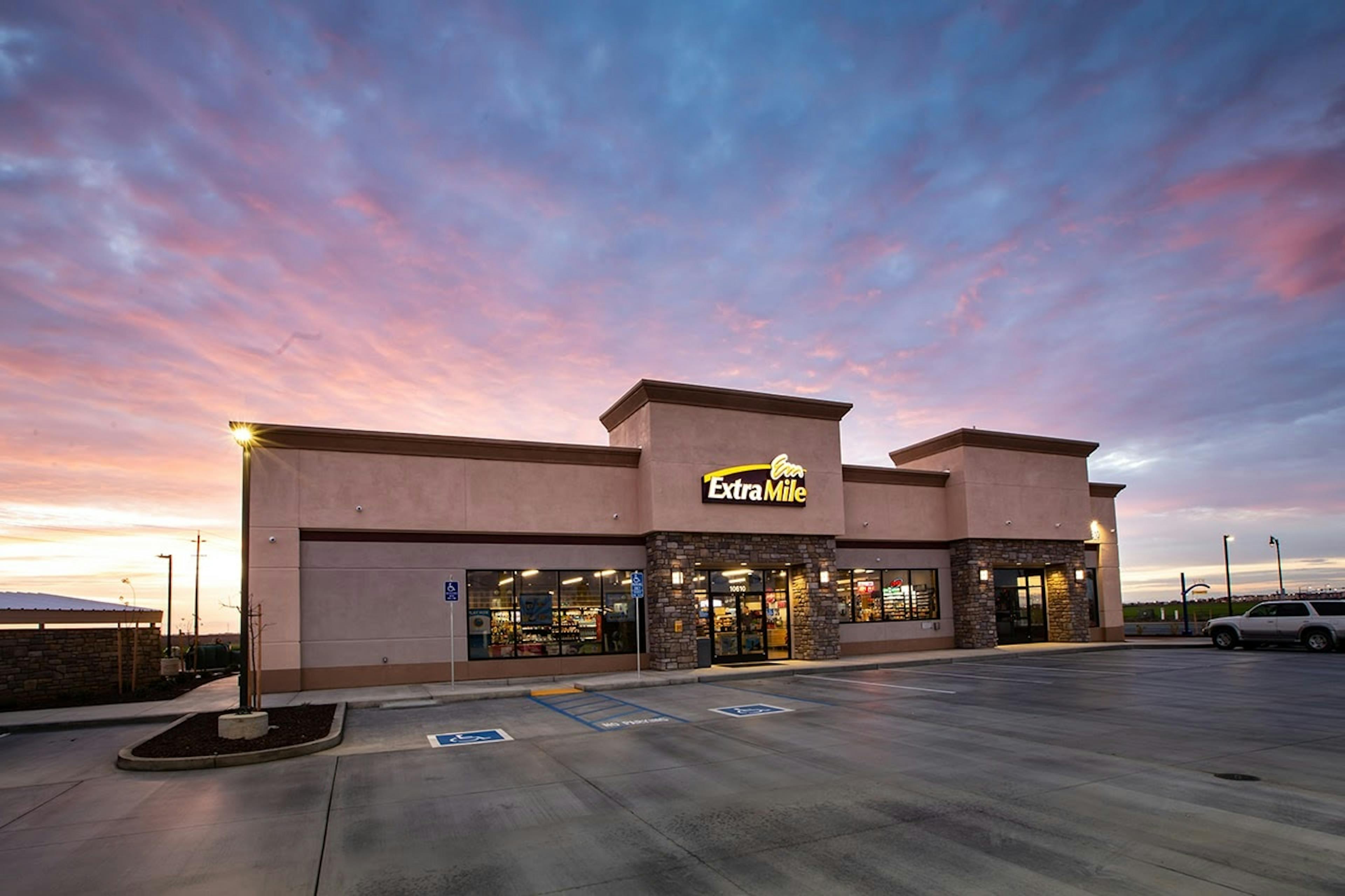 Image of an ExtraMile convenience store