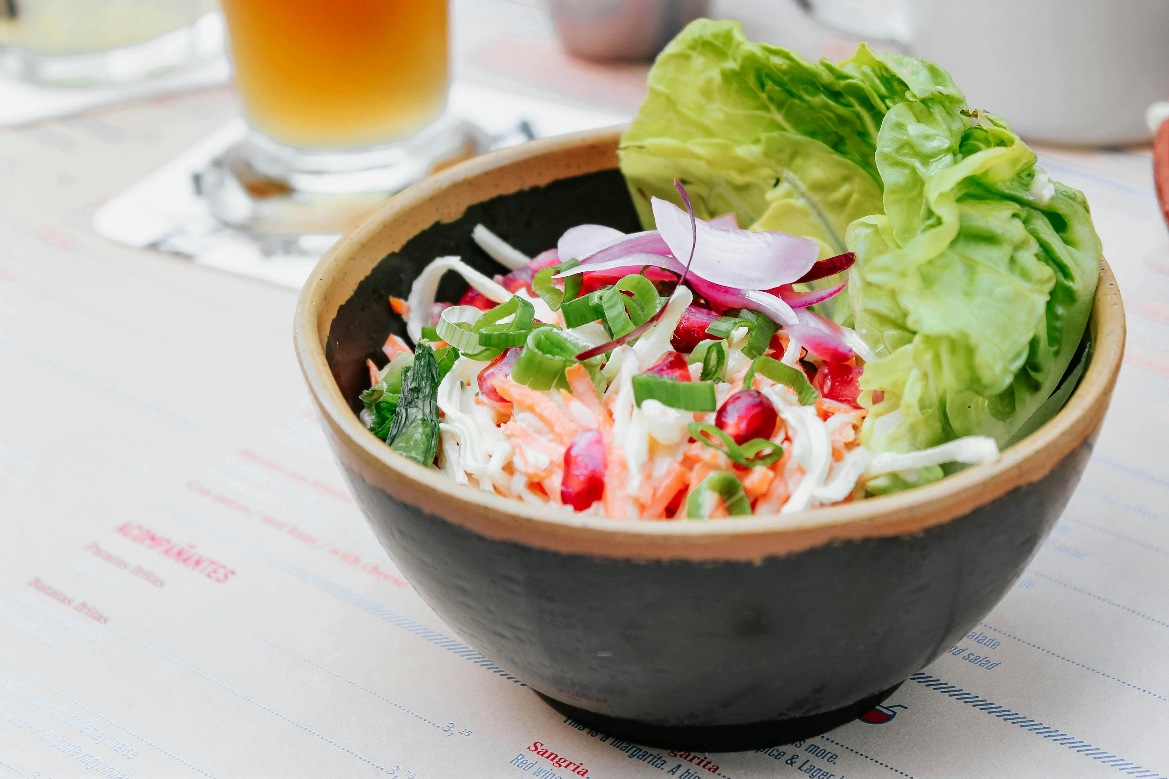 Image of a fresh summer salad in a bowl