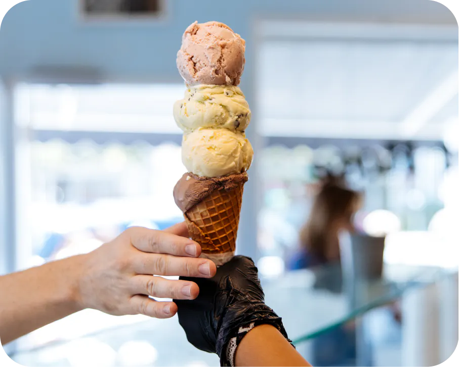 ice cream shop pos system order management