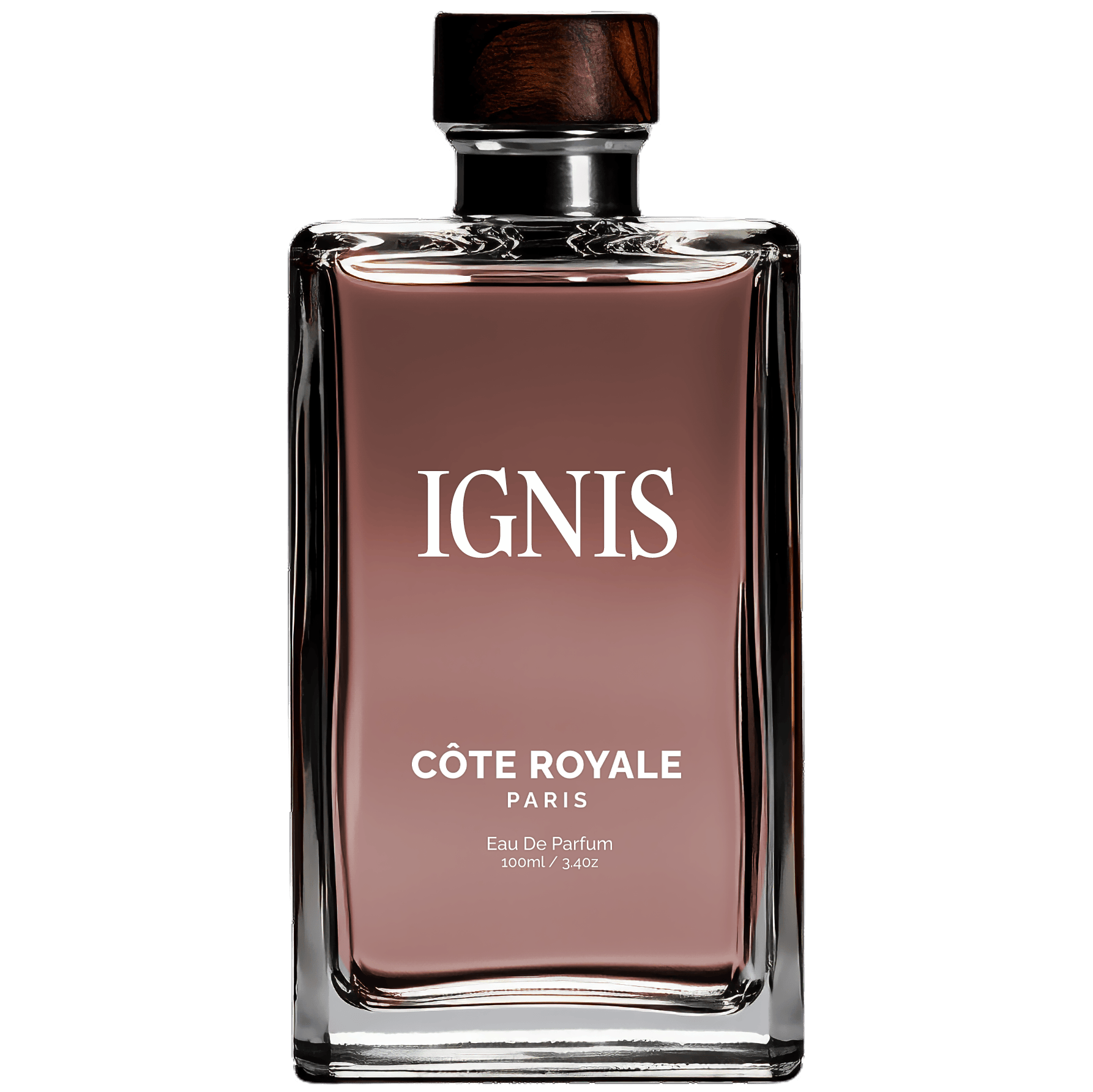 A bottle of Ignis cologne