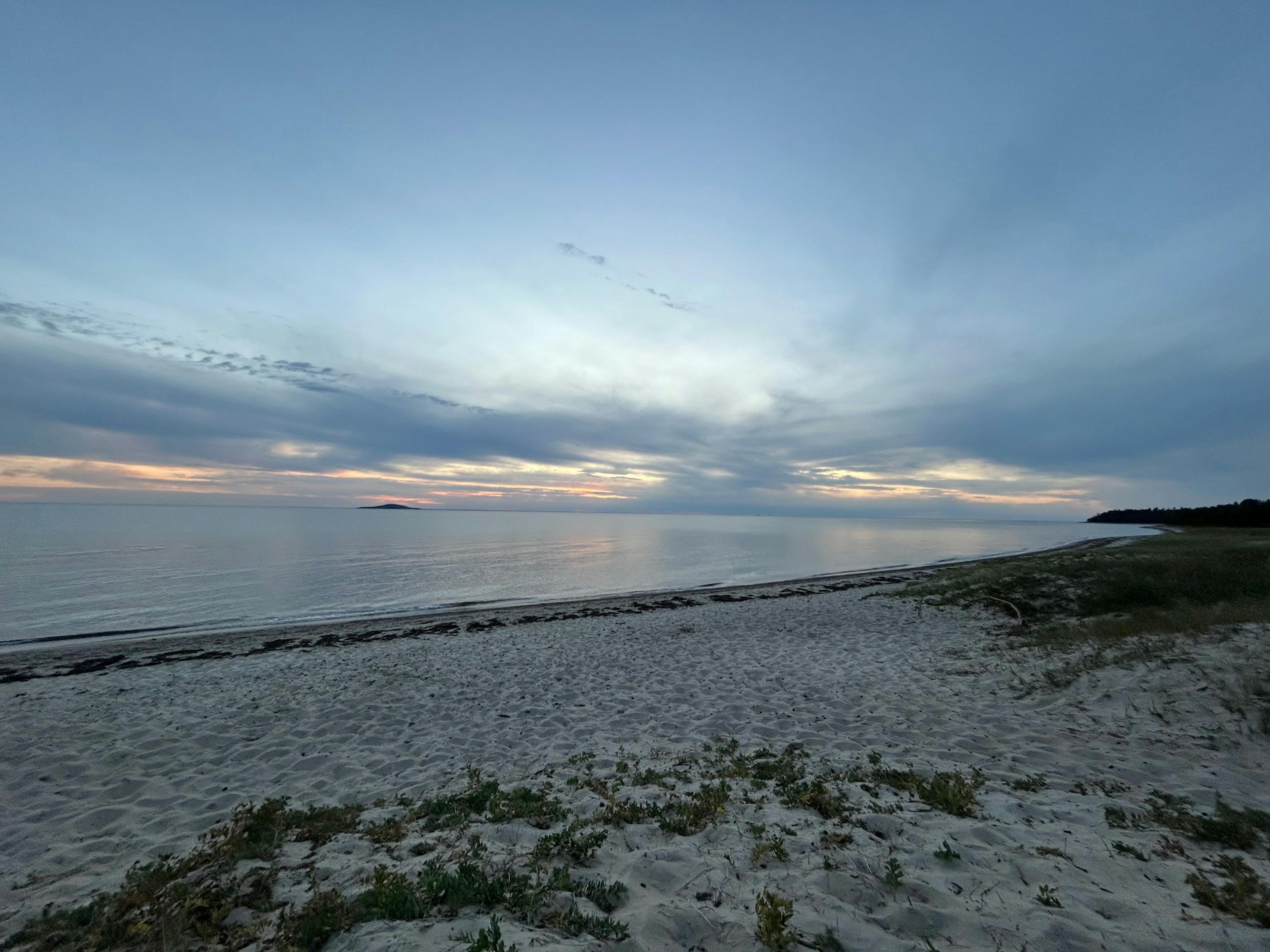 Sunset at Byrum strand