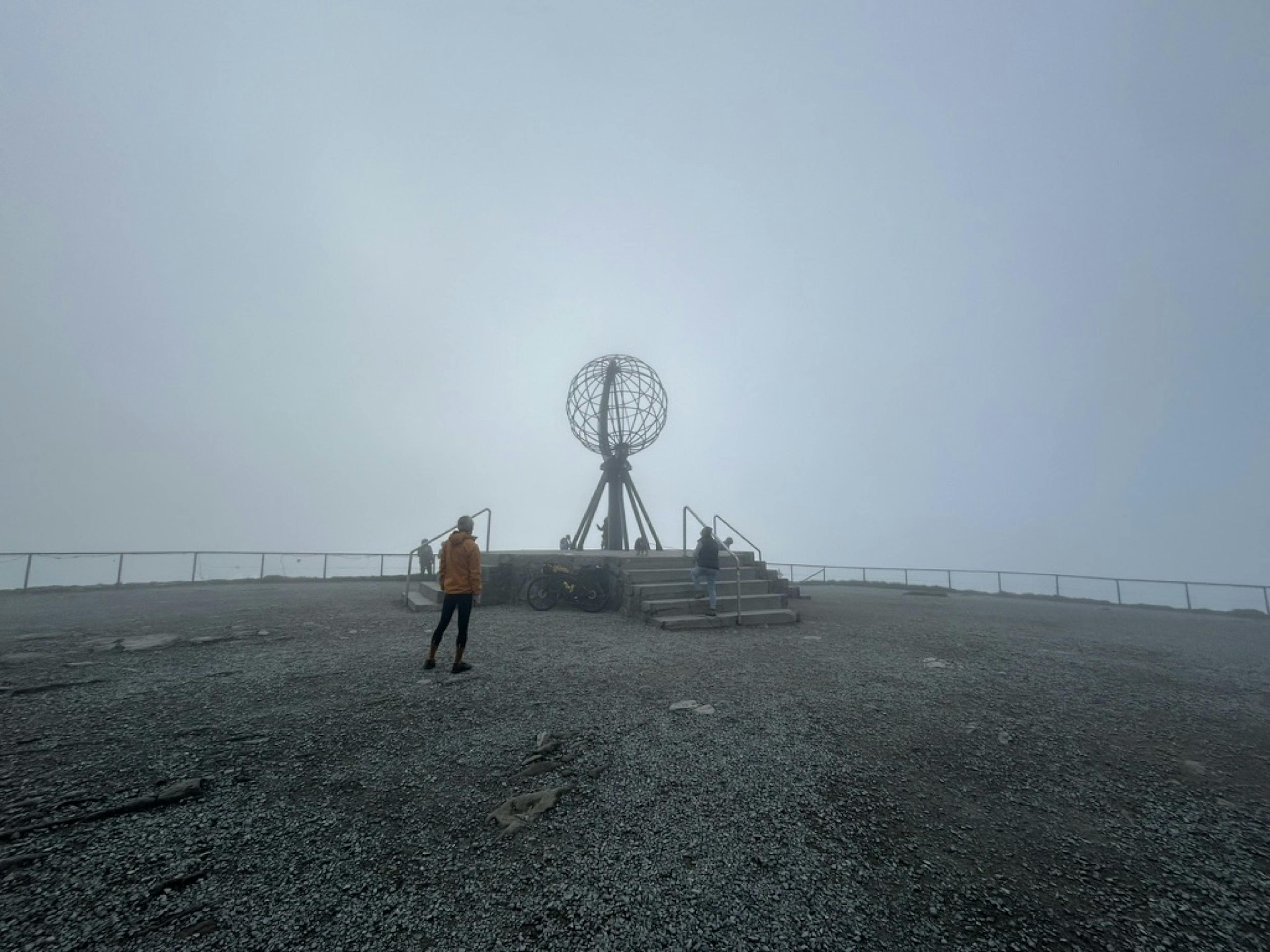 The monument at Nordkapp