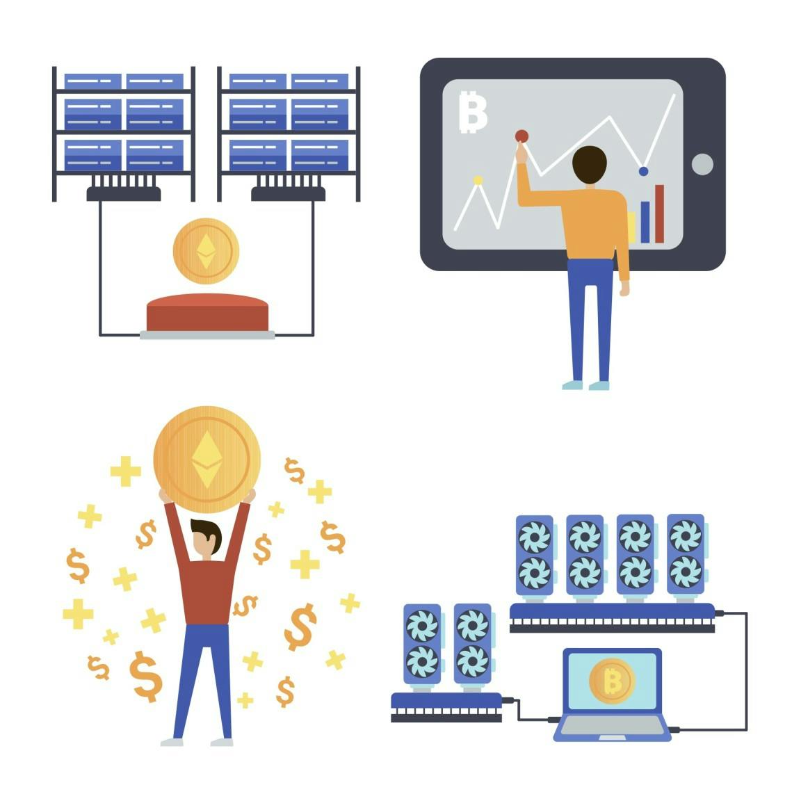 Miners control the transactions and are rewarded in bitcoins, so it is a hermetic system.