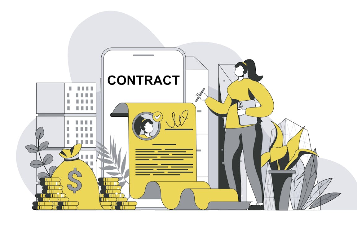 Contract: Legally enforceable convention whereby one or many peoples have to give, do or not do something for someone else.