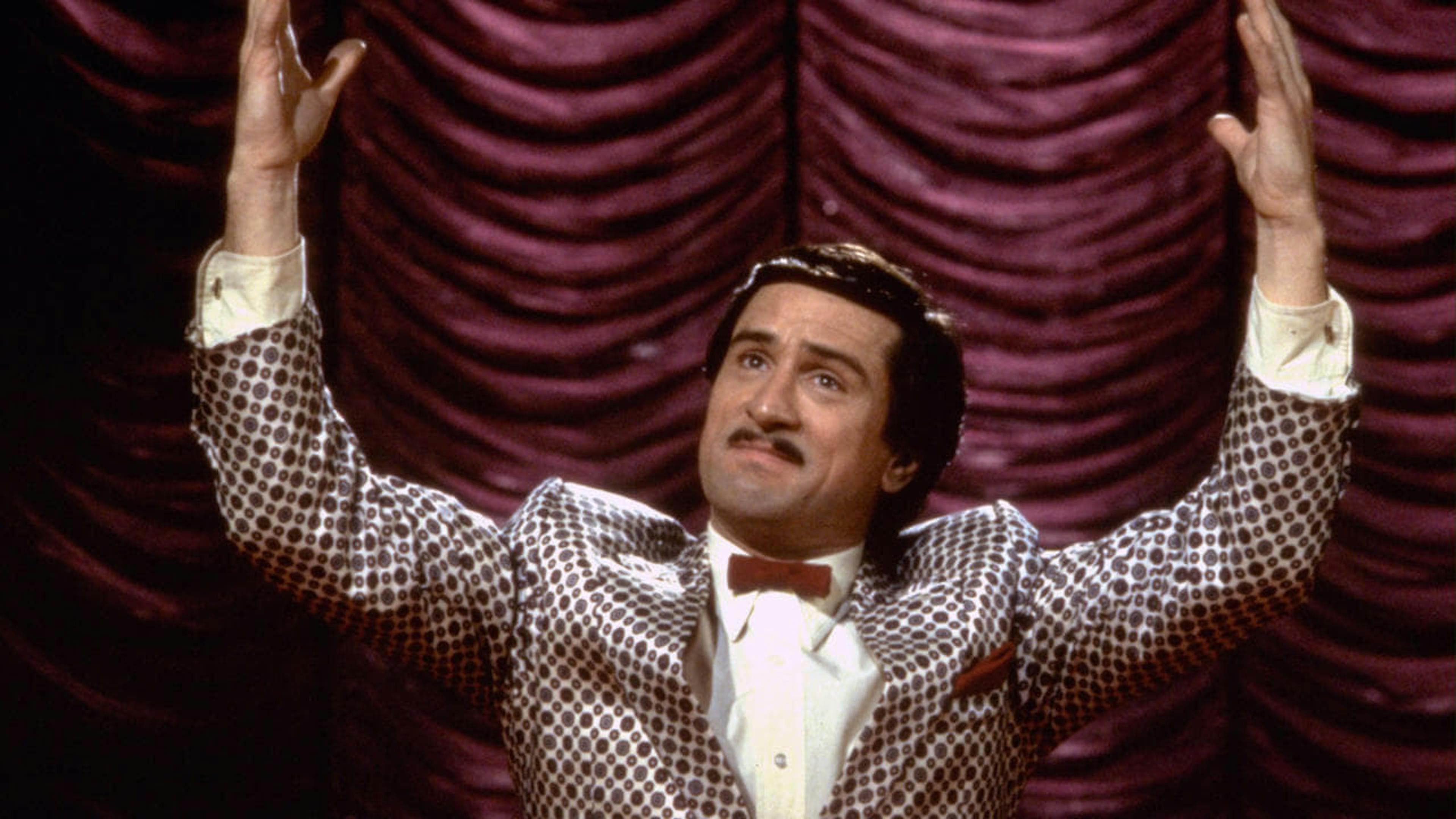 Robert DeNiro as Rupert Pupkin in The King of Comedy