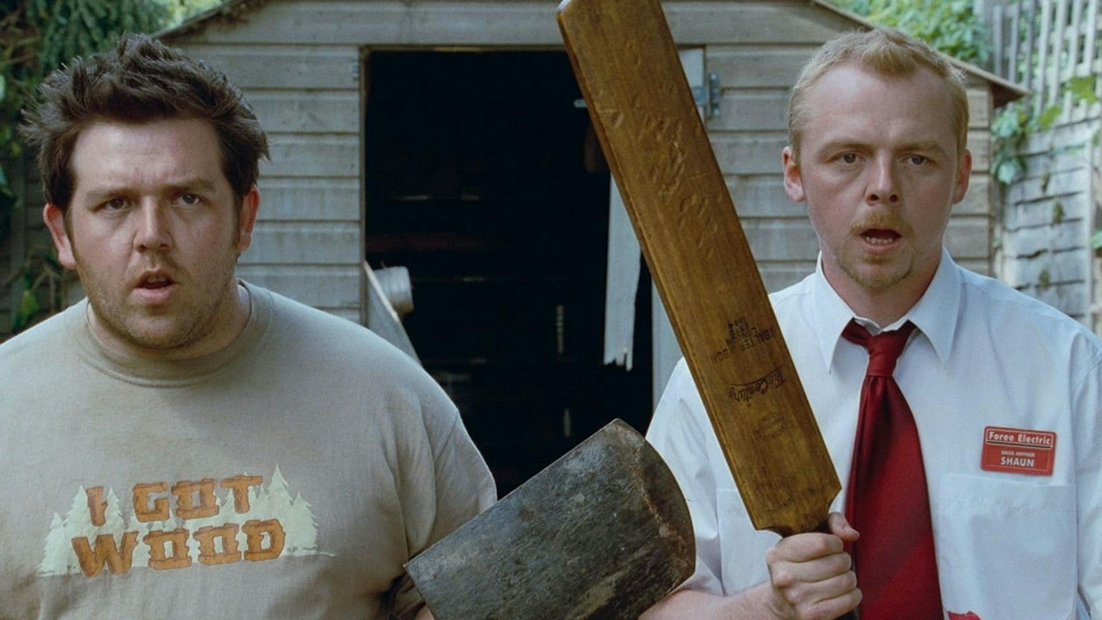 Nick Frost and Simon Pegg in Shaun of the Dead