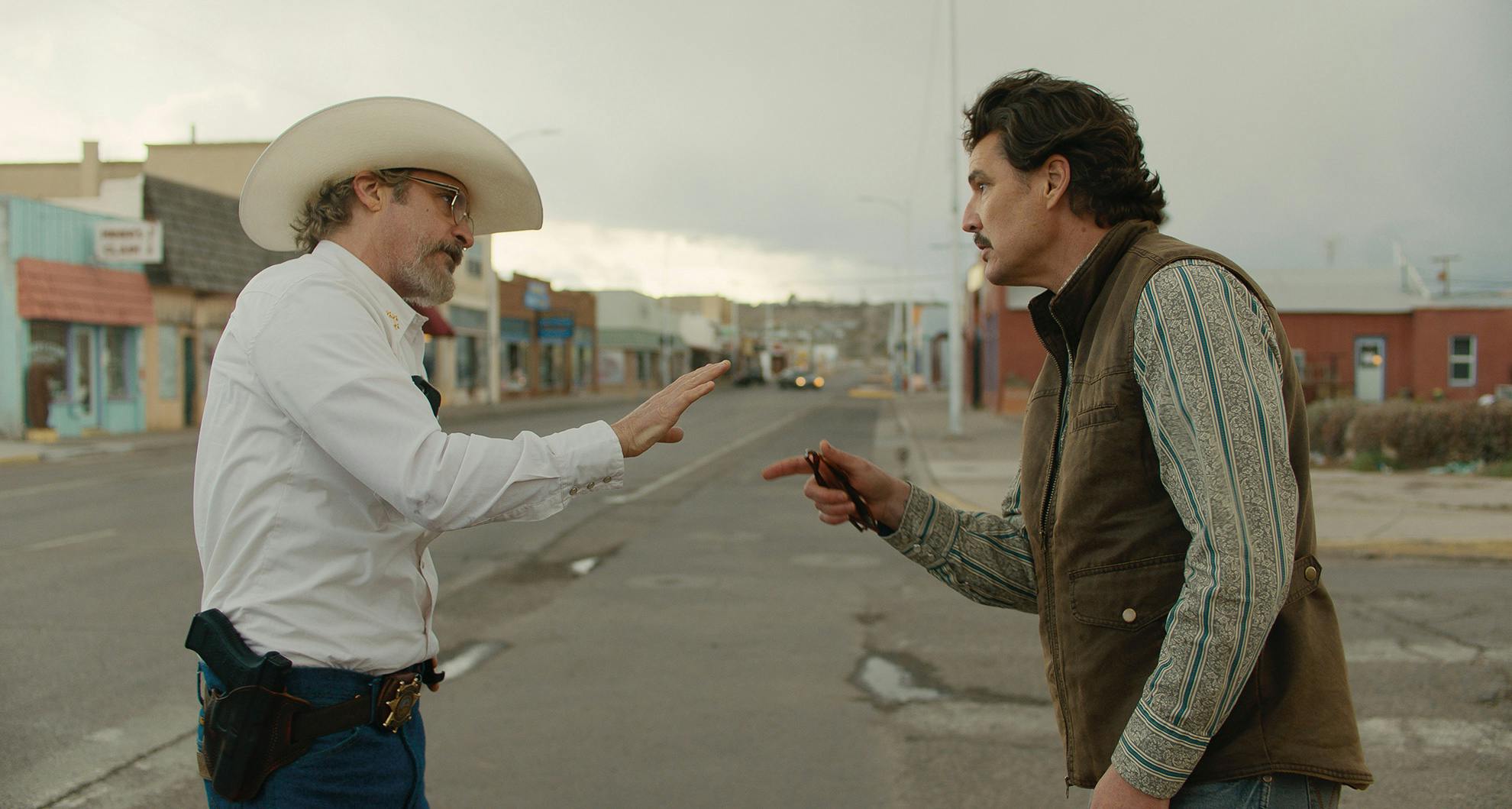 Joaquin Phoenix and Pedro Pascal face off in Eddington