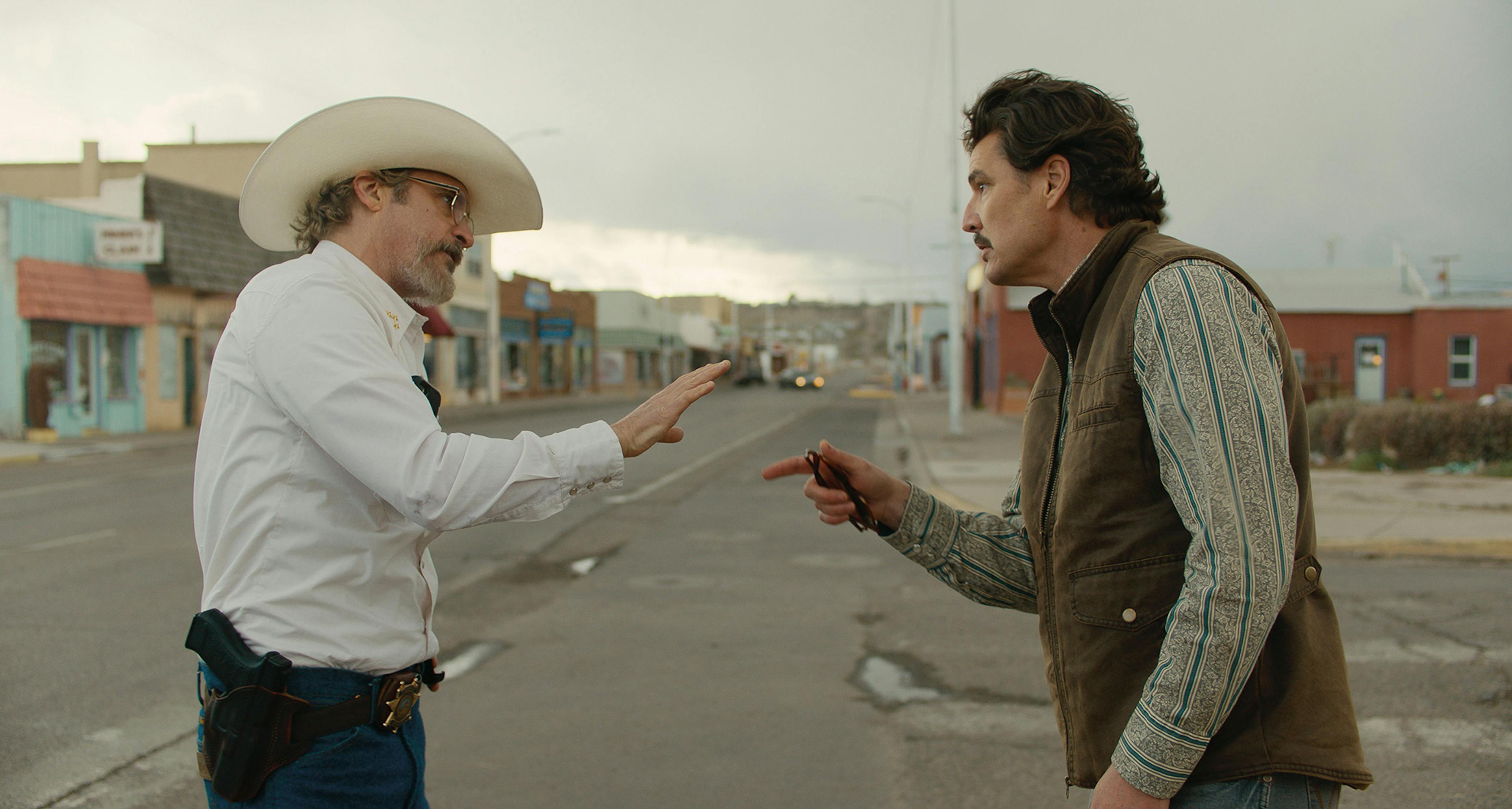 Joaquin Phoenix and Pedro Pascal face off in Eddington