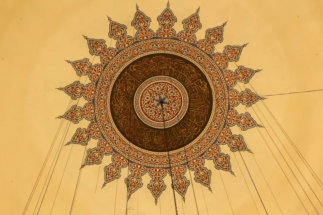 Motif geometris Islami, ilustrasi untuk artikel "Fathul Mughits Bab 47: Khafiyyul Irsal"