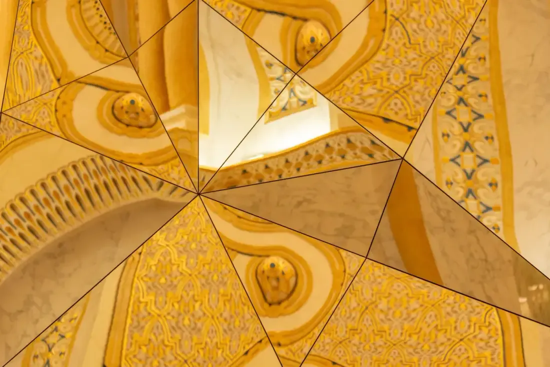 Motif arabesque, ilustrasi untuk artikel "Al-Maqthu': Ucapan atau Perbuatan Tabi'in, dan Perbedaannya dari Al-Munqathi'"