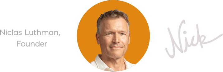 Niclas Luthman, founder of N!cks