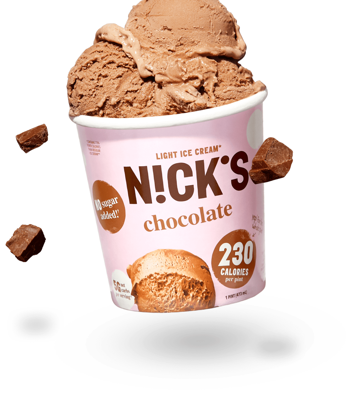pint of chocolate ice cream