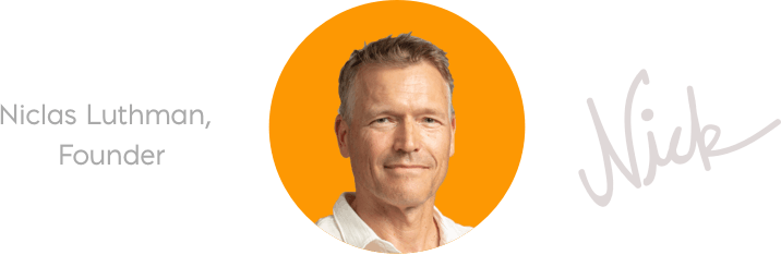 Niclas Luthman, founder of N!cks