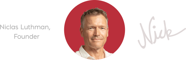 Niclas Luthman, founder of N!cks