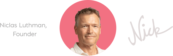 Niclas Luthman, founder of N!cks
