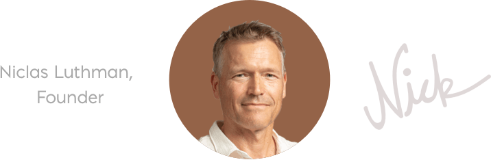 Niclas Luthman, founder of N!cks
