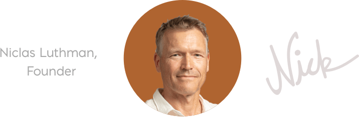 Niclas Luthman, founder of N!cks