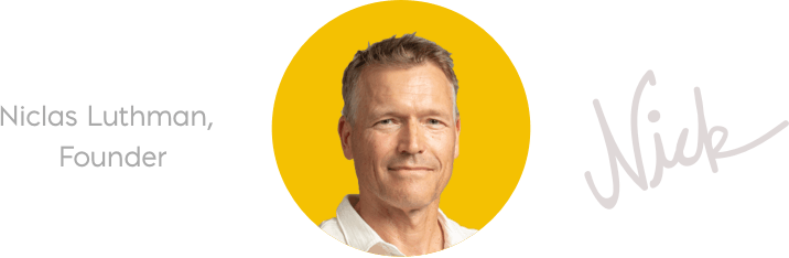 Niclas Luthman, founder of N!cks