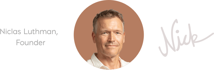 Niclas Luthman, founder of N!cks