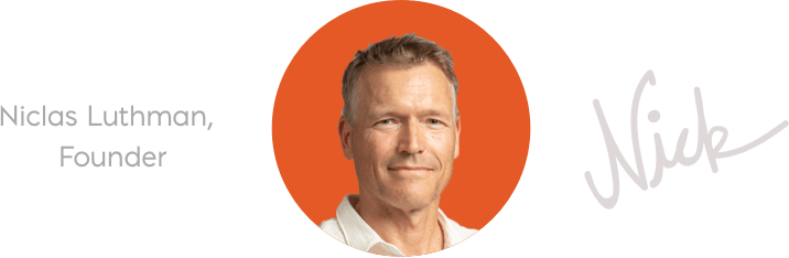 Niclas Luthman, founder of N!cks