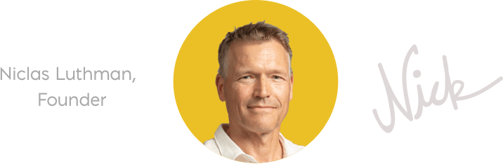 Niclas Luthman, founder of N!cks