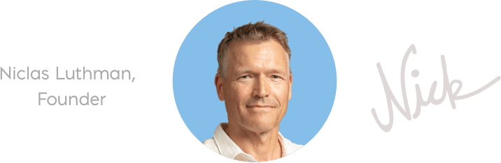 Niclas Luthman, founder of N!cks