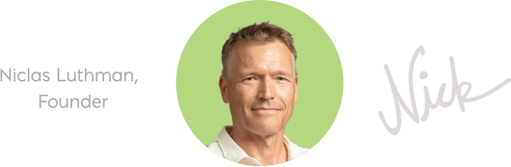 Niclas Luthman, founder of N!cks