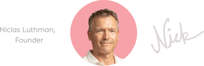 Niclas Luthman, founder of N!cks